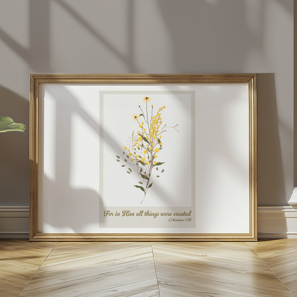 For in him all things - Digital Print