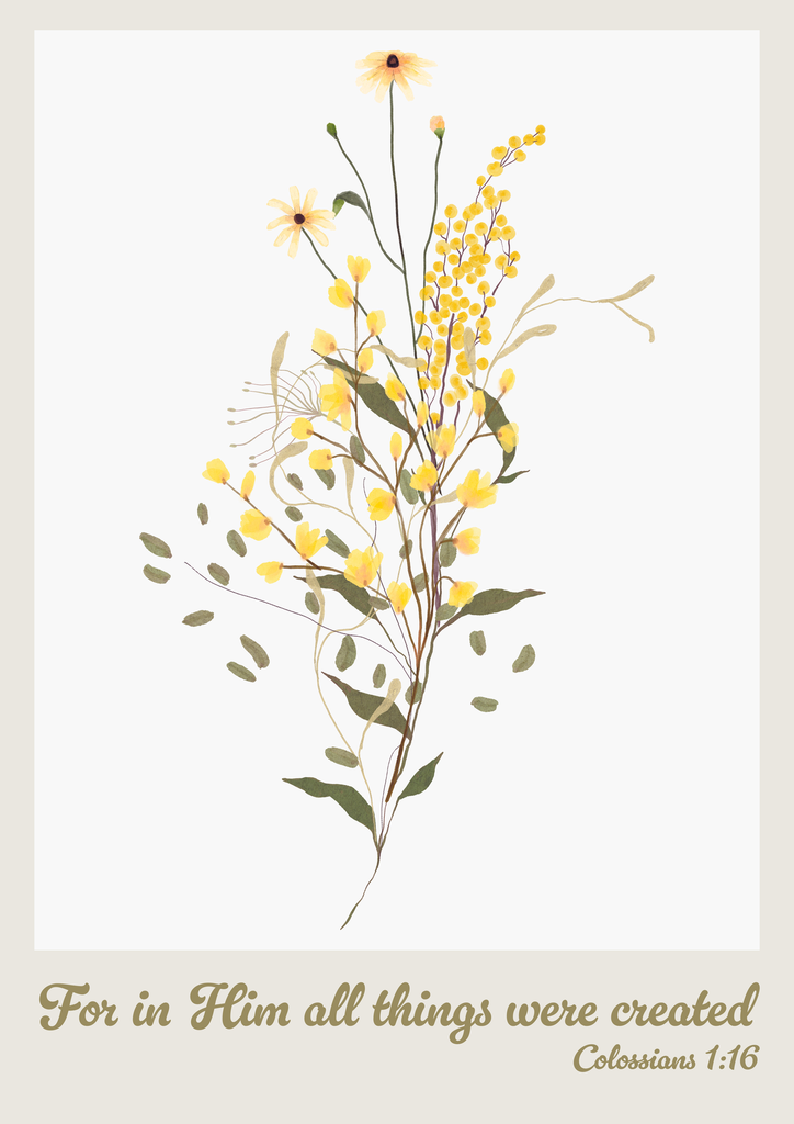 For in him all things - Digital Print