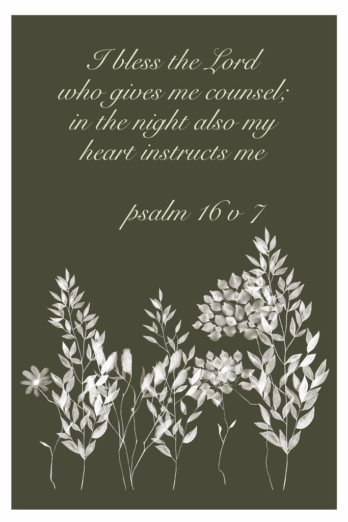 I bless the Lord - Digital Print