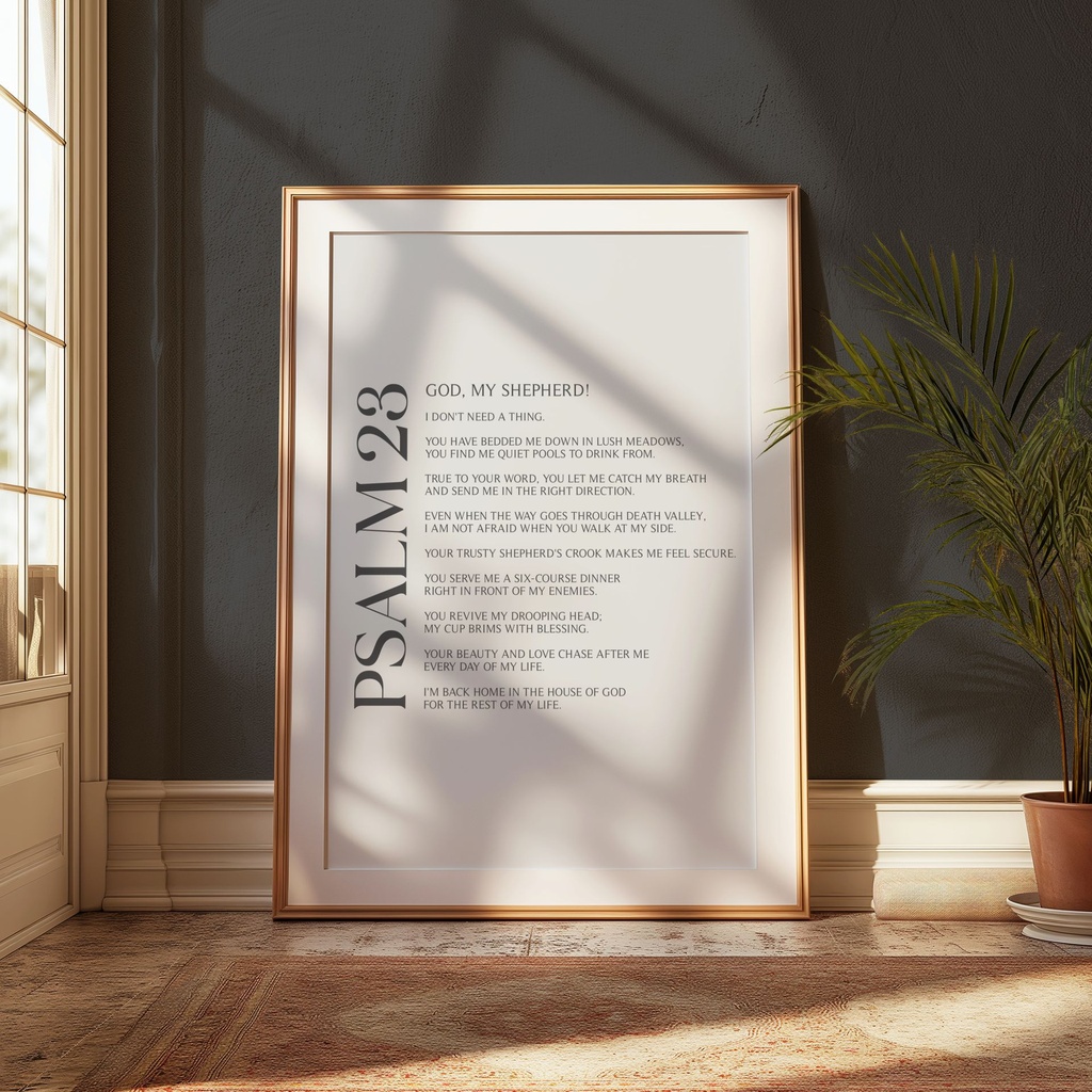 Psalm 23 - DIgital Print