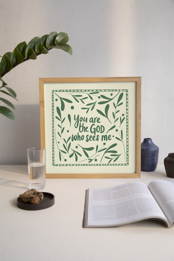 The God who sees - Digital Print