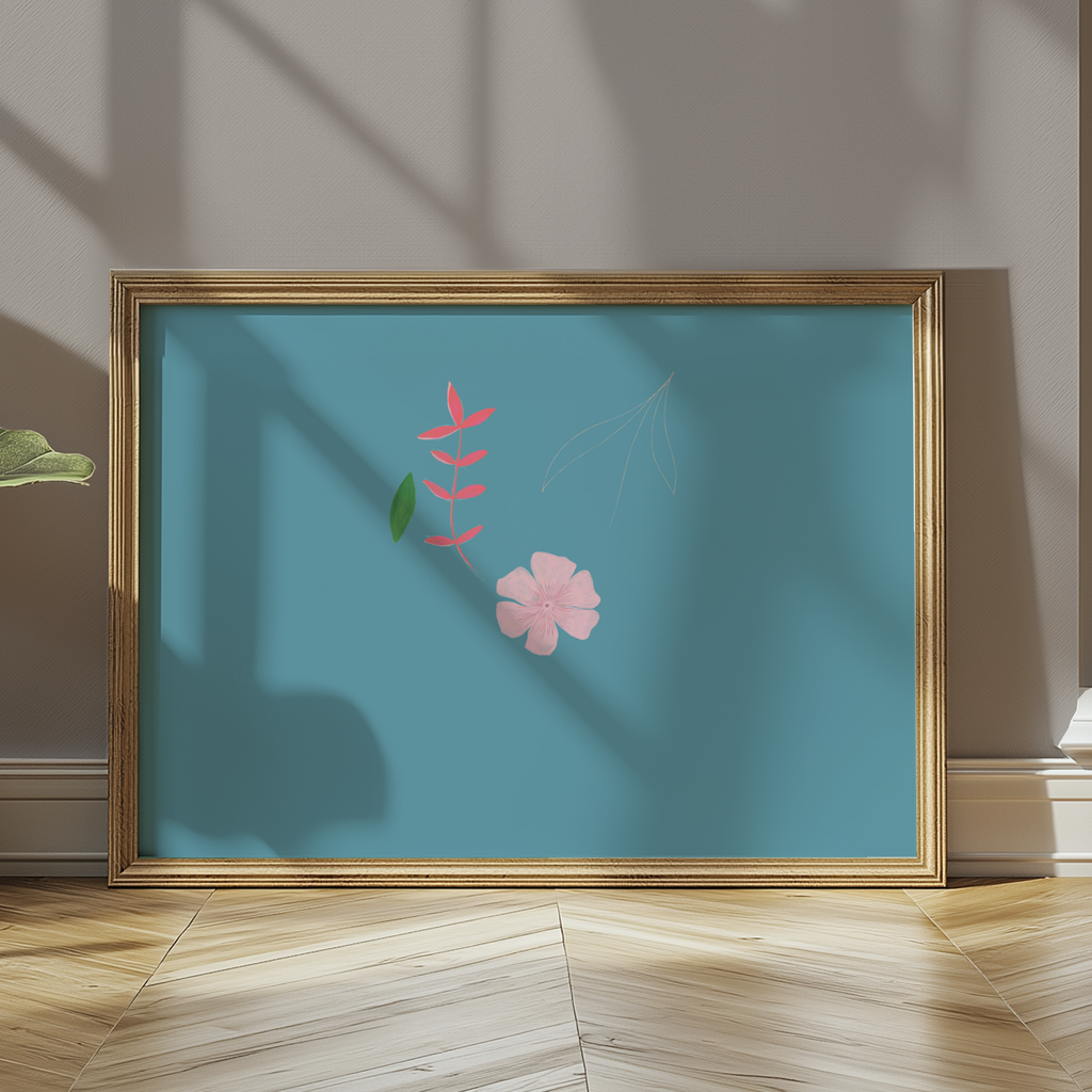 Unfinished Flowers 9 - Digital Print