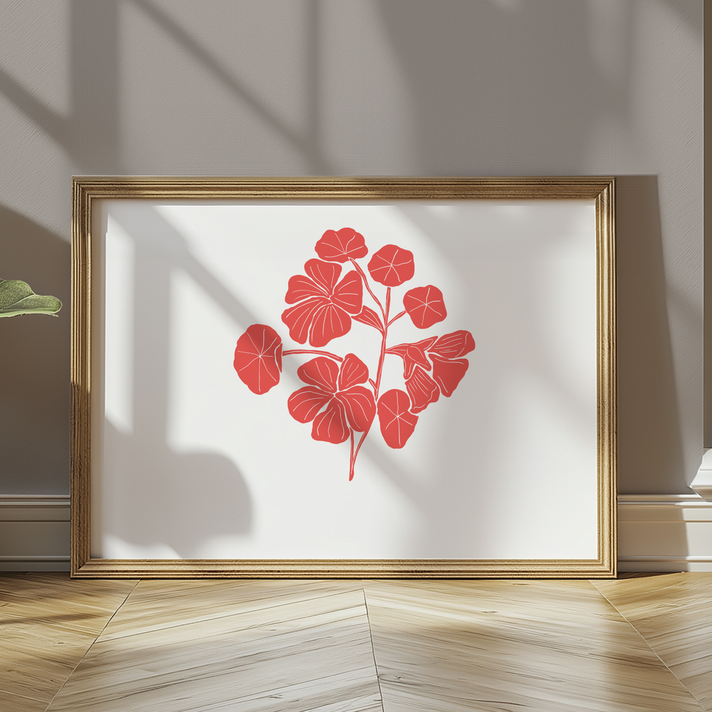 Nasturtium - Digital Print
