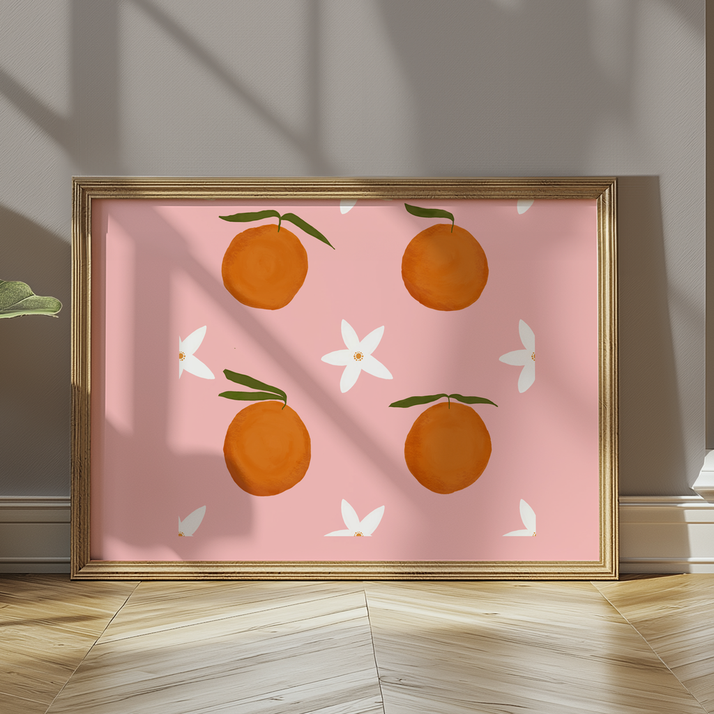 Oranges - Repeat Pattern - Digital Print