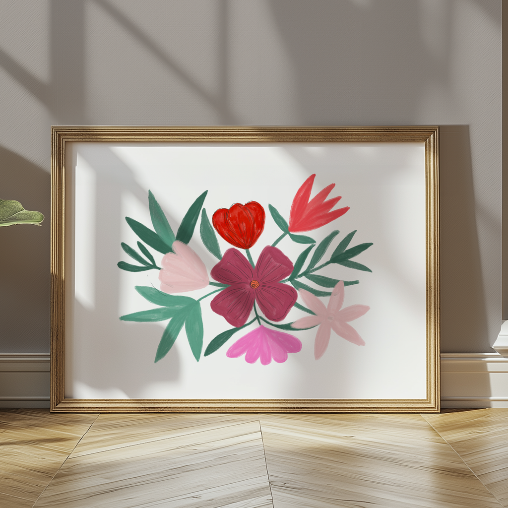 Bunch of Flowers - Digital Print