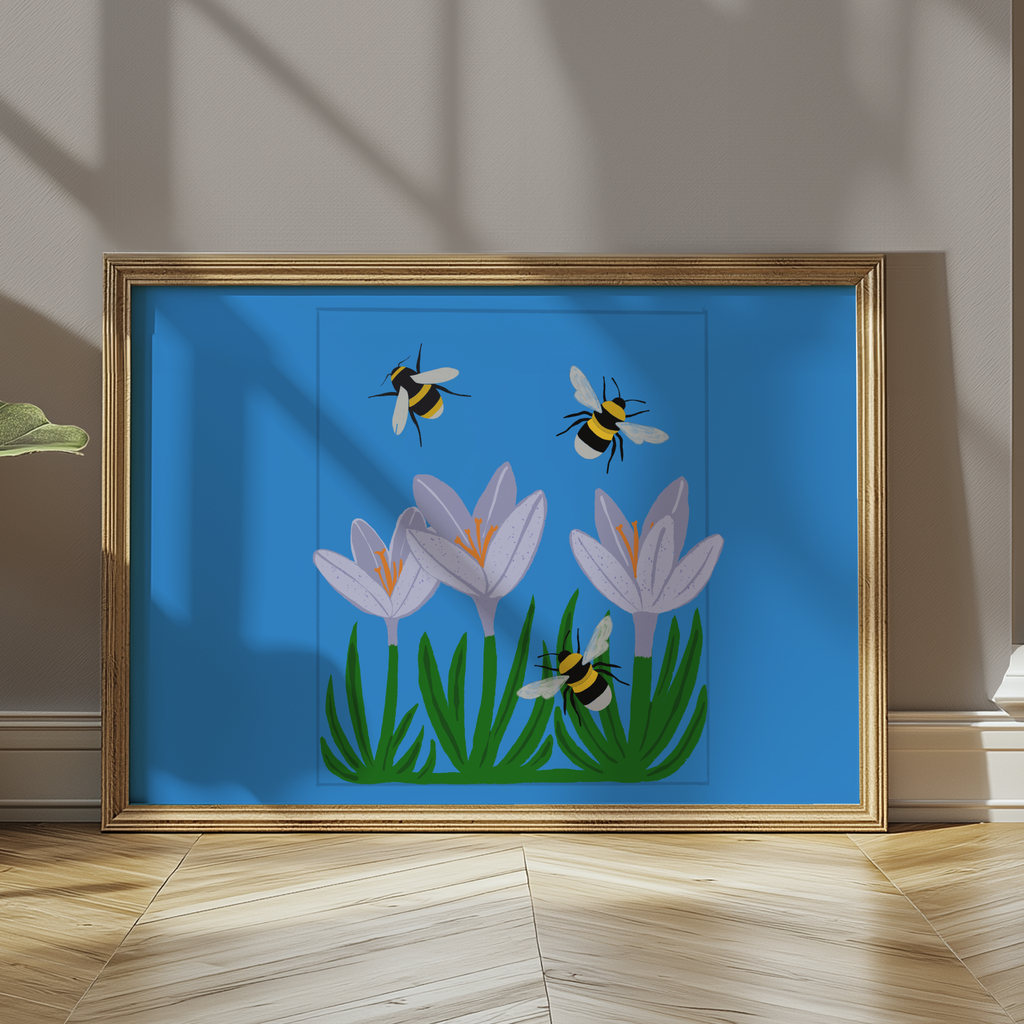 Bees - Digital Print