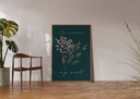 He restores my soul - Psalm 23v3 - Green, Digital Print