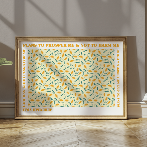 God has a good plan - Digital Print