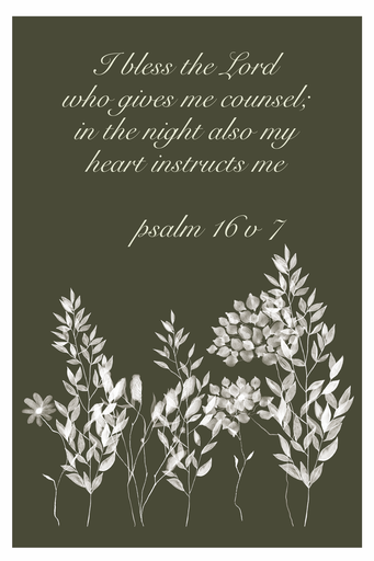 I bless the Lord - Digital Print