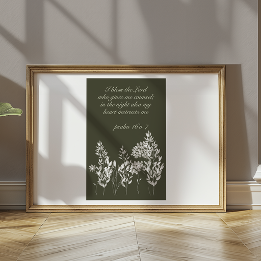 I bless the Lord - Digital Print