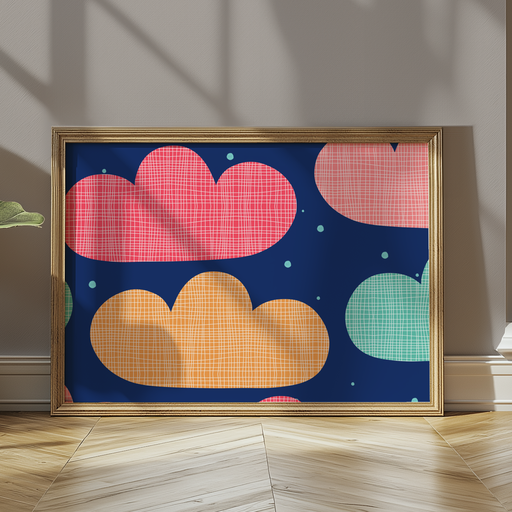 Clouds - Repeat - Digital Print
