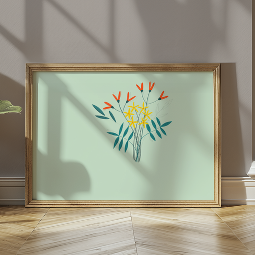 Unfinished Flowers 10 - Digital Print