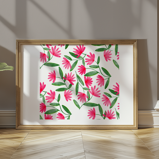 Watercolour Sketch - Repeat Pattern - Digital Print