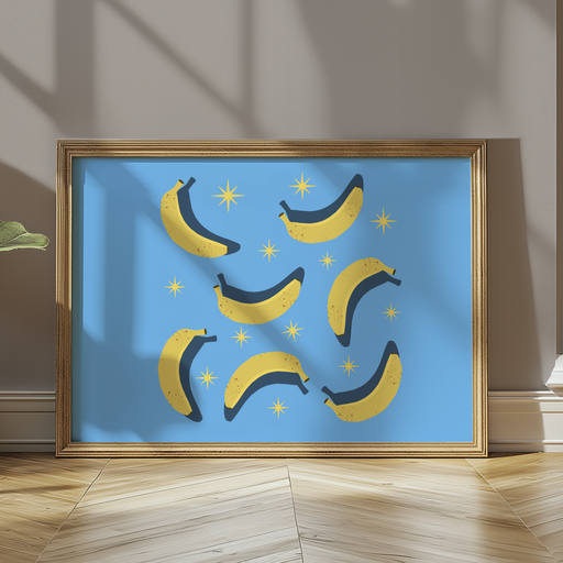Banana's - Repeat Pattern - Digital Print