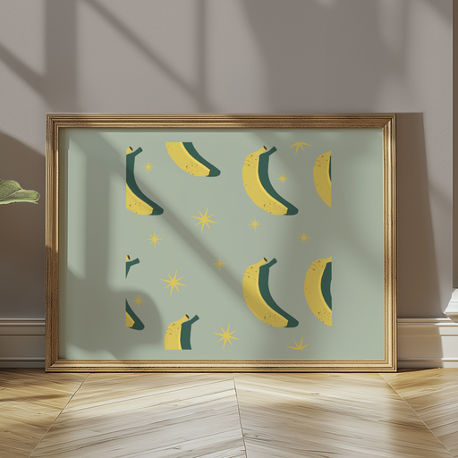 Crazy Bananas - Repeat Pattern - Digital Print