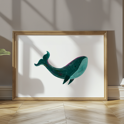 Whale - Digital Print
