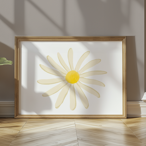 Single Daisy - Digital Art