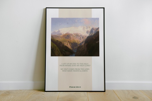 I lift up my eyes until the hills - Psalm 121v1-2, DIGITAL